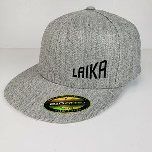 LAIKA Flexfit 210 Fitted Flex Hat Heather Grey Adult L/XL Stretch Cap San Diego